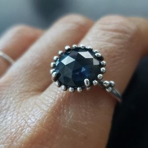 Pandora midnight star sterling silver ring